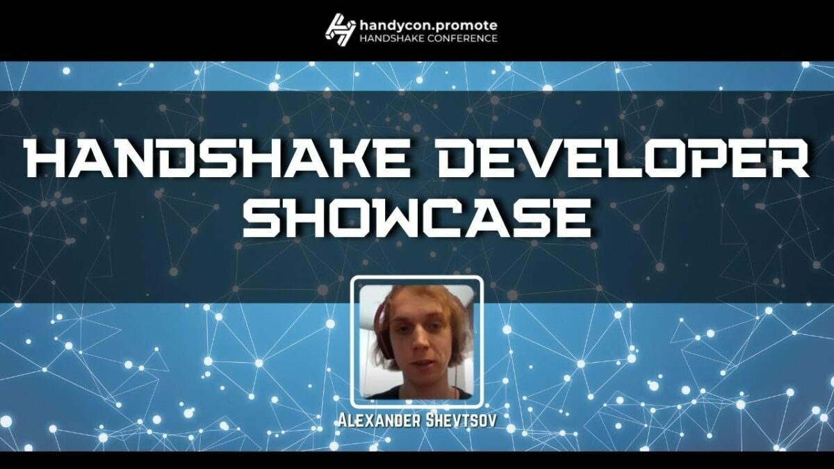 Handshake Developer Showcase, Alexander Shevtsov, HNSnetwork